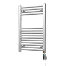 Zennor - Chrome Electric Towel Rail H800mm x W500mm Straight 300w Thermostatic WIFI