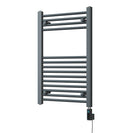 Zennor - Anthracite Electric Towel Rail H800mm x W500mm Straight 300w Thermostatic WIFI