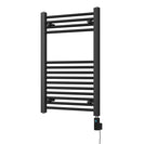 Zennor - Black Electric Towel Rail H800mm x W500mm Straight 300w Thermostatic WIFI
