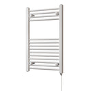 Zennor - White Electric Towel Rail H800mm x W500mm Straight 300w Standard