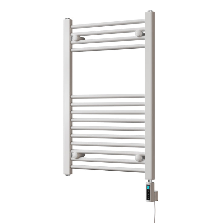 Zennor - White Electric Towel Rail H800mm x W500mm Straight 300w Thermostatic WIFI