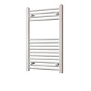 Zennor - White Heated Towel Rail - H800mm x W500mm - Straight