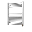 Zennor - Chrome Electric Towel Rail H800mm x W600mm Straight 200w Standard