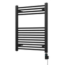 Zennor - Black Electric Towel Rail H800mm x W600mm Straight 400w Thermostatic WIFI