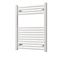 Zennor - White Heated Towel Rail - H800mm x W600mm - Straight