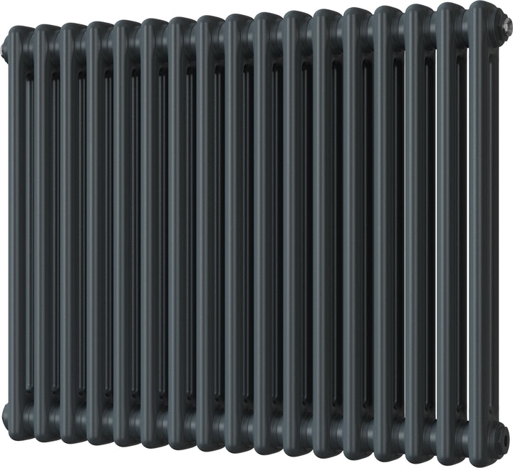 Alpha - Anthracite Column Radiator H600mm x W768mm 2 Column