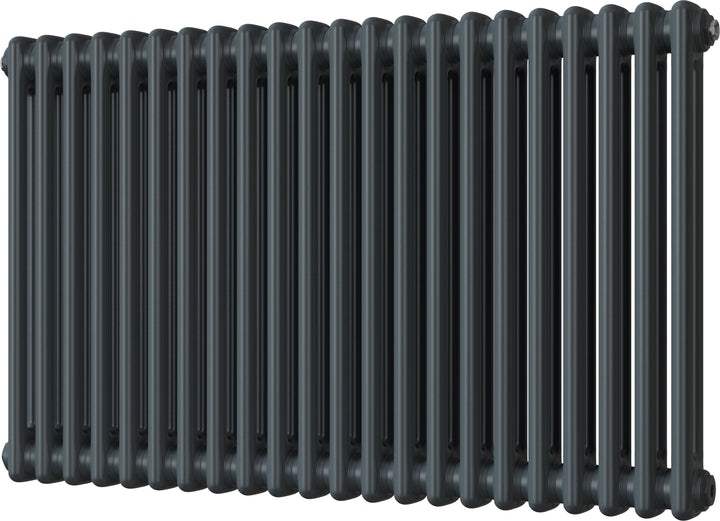 Alpha - Anthracite Column Radiator H600mm x W988mm 2 Column