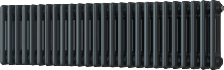 Alpha - Anthracite Column Radiator H300mm x W1177mm 3 Column