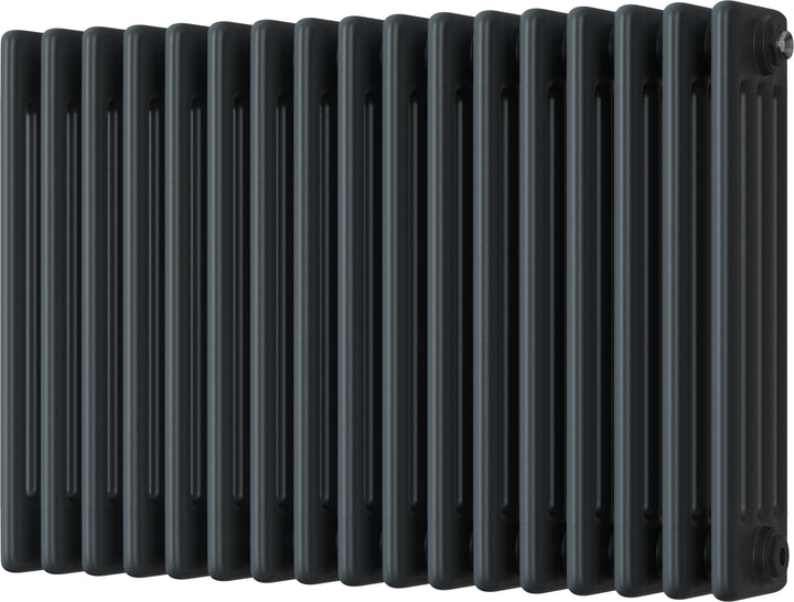 Alpha - Anthracite Column Radiator H500mm x W768mm 4 Column