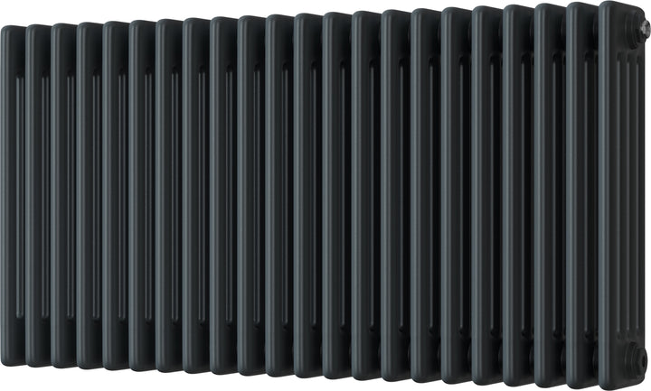 Alpha - Anthracite Column Radiator H500mm x W988mm 4 Column