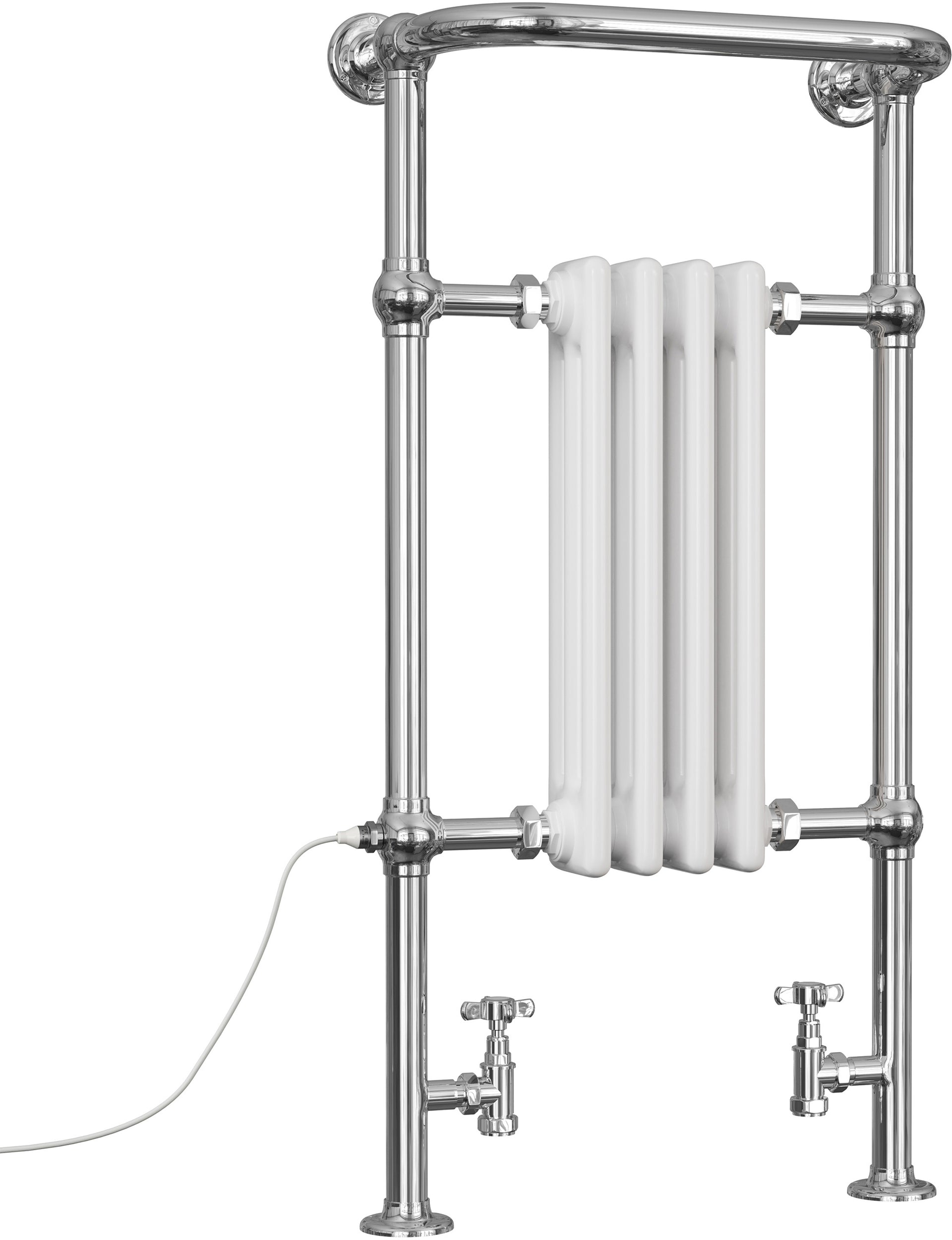 Arundel - Traditional Dual Fuel Towel Rail H963mm x W493mm Standard - Floor Standing