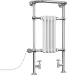 Arundel - Traditional Dual Fuel Towel Rail H963mm x W493mm Thermostatic - Floor Standing