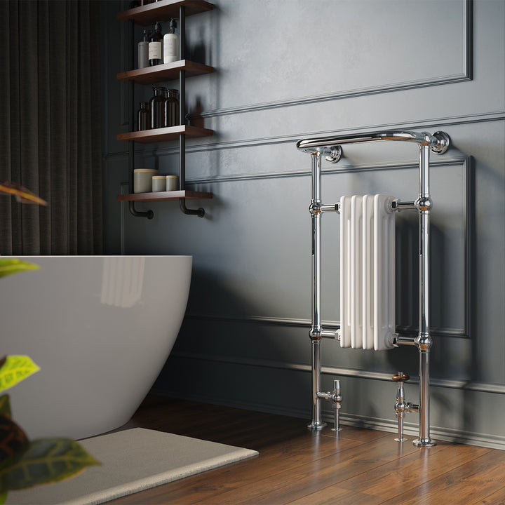 Arundel - Traditional Towel Radiator - H963mm x W493mm - Floor Standing