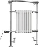Arundel - Traditional Dual Fuel Towel Rail H963mm x W673mm Thermostatic WIFI - Floor Standing