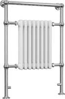 Adisham - Traditional Towel Radiator - H963mm x W673mm - Floor Standing