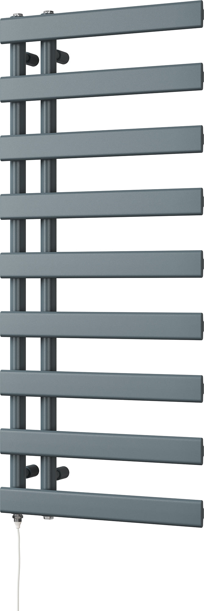 Agar - Anthracite Electric Towel Rail H1156mm x W500mm 400w Standard