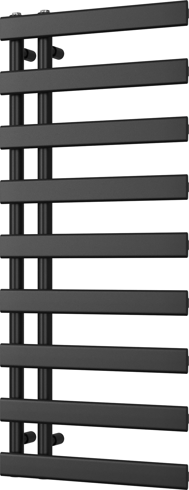 Agar - Black Towel Radiator - H1156mm x W500mm