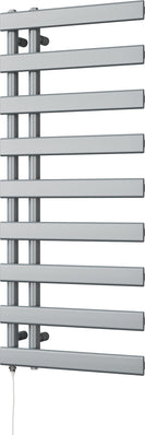 Agar - Silver Electric Towel Rail H1156mm x W500mm 500w Standard