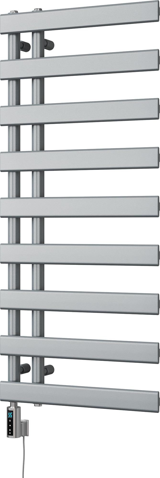 Agar - Silver Electric Towel Rail H1156mm x W500mm 600w Thermostatic WIFI