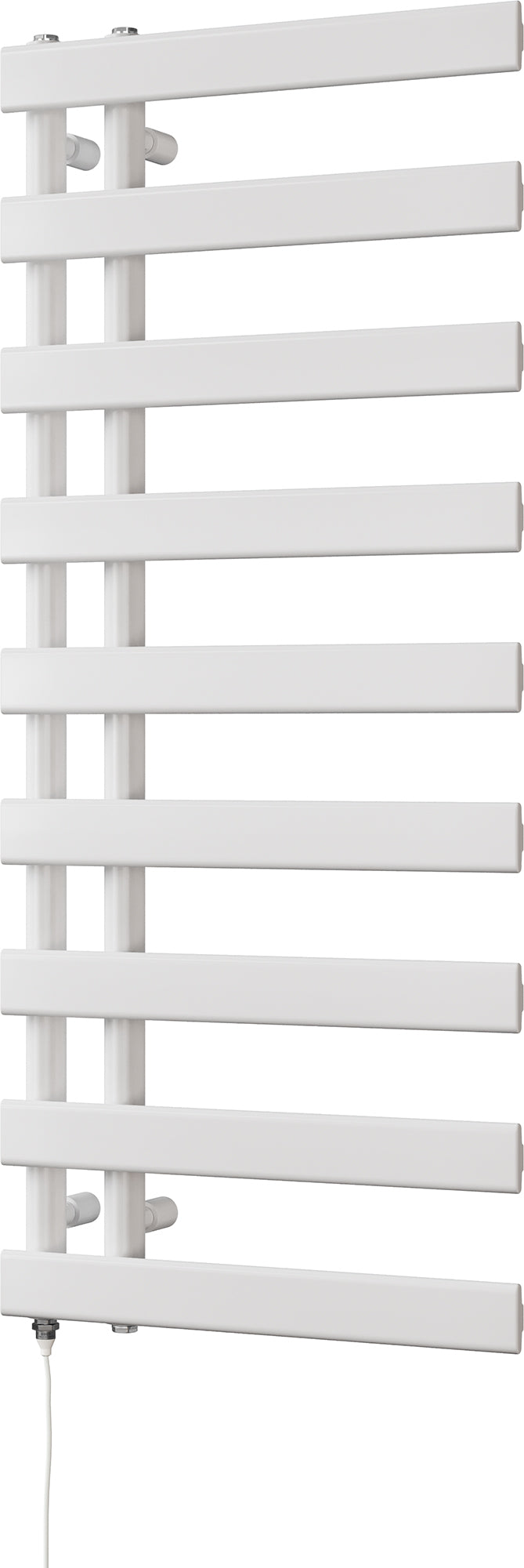 Agar - White Electric Towel Rail H1156mm x W500mm 400w Standard