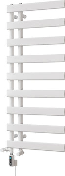 Agar - White Dual Fuel Towel Rail H1156mm x W500mm Thermostatic WIFI