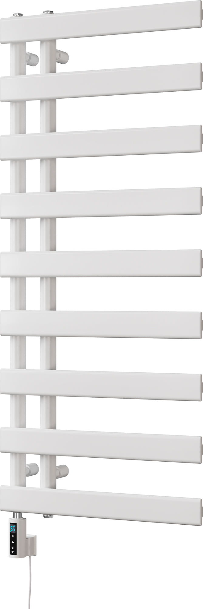 Agar - White Electric Towel Rail H1156mm x W500mm 600w Thermostatic WIFI