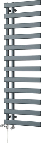 Agar - Anthracite Dual Fuel Towel Rail H1564mm x W500mm Standard