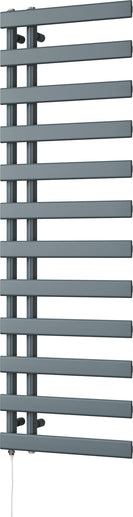 Agar - Anthracite Electric Towel Rail H1564mm x W500mm 600w Standard