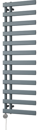 Agar - Anthracite Electric Towel Rail H1564mm x W500mm 600w Thermostatic