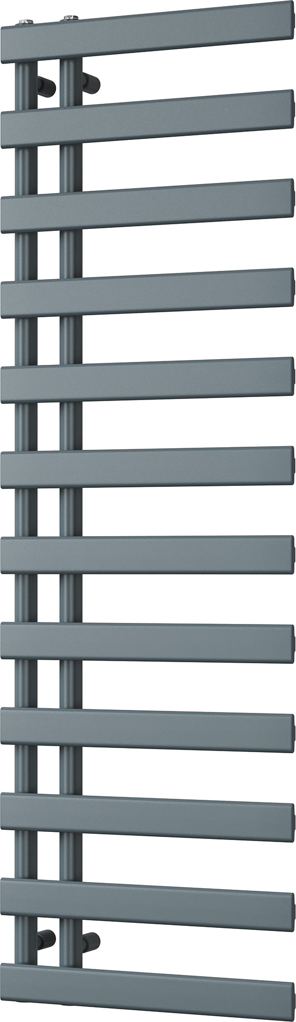 Anuse Radiator Anthracite Towel Radiator - H1564mm x W500mm - Agar | UK Radiators