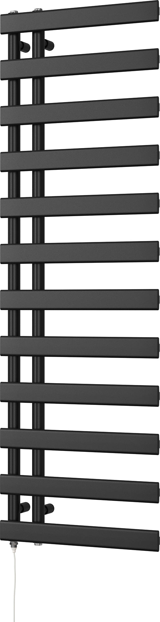 Agar - Black Electric Towel Rail H1564mm x W500mm 600w Standard