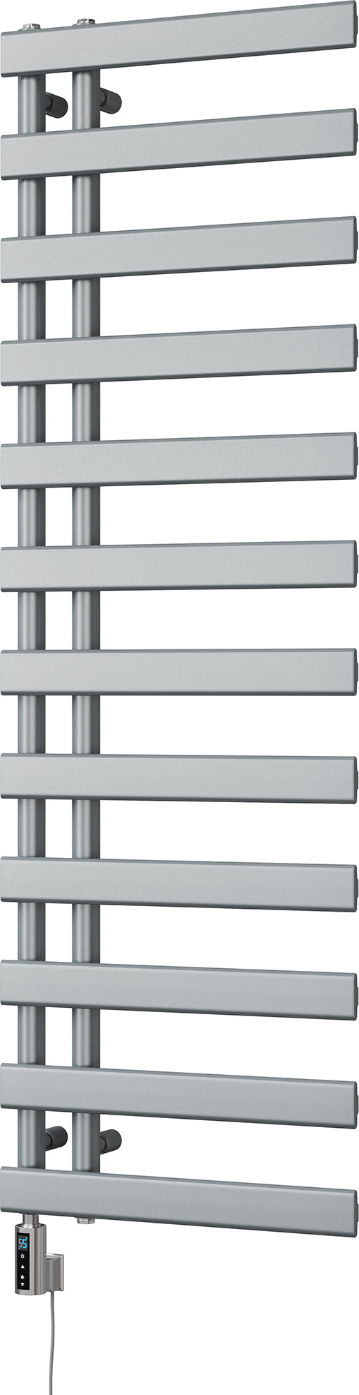 Agar - Silver Electric Towel Rail H1564mm x W500mm 600w Thermostatic WIFI