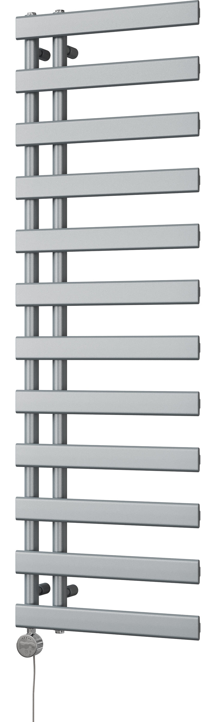 Agar - Silver Electric Towel Rail H1564mm x W500mm 600w Thermostatic