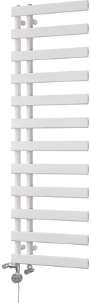 Agar - White Dual Fuel Towel Rail H1564mm x W500mm Thermostatic