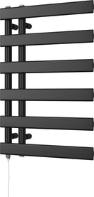 Agar - Black Electric Towel Rail H748mm x W500mm 300w Standard