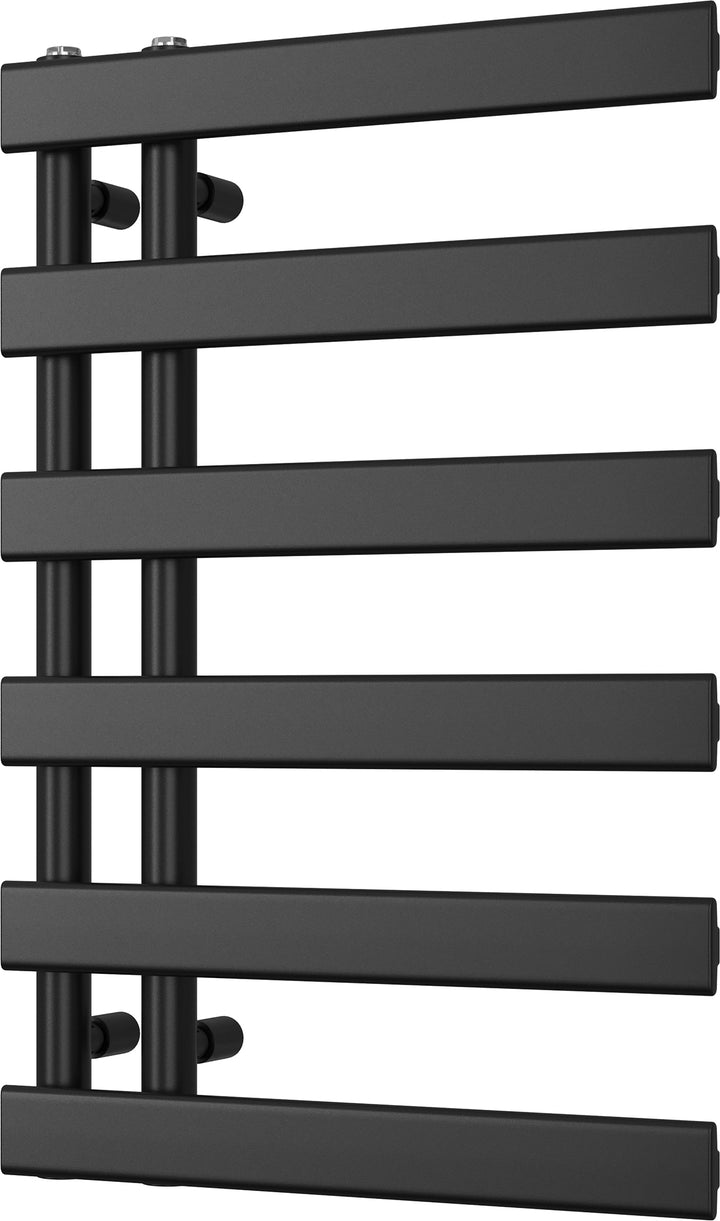 Agar - Black Towel Radiator - H748mm x W500mm
