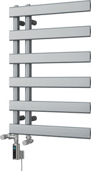 Agar - Silver Dual Fuel Towel Rail H748mm x W500mm Thermostatic WIFI