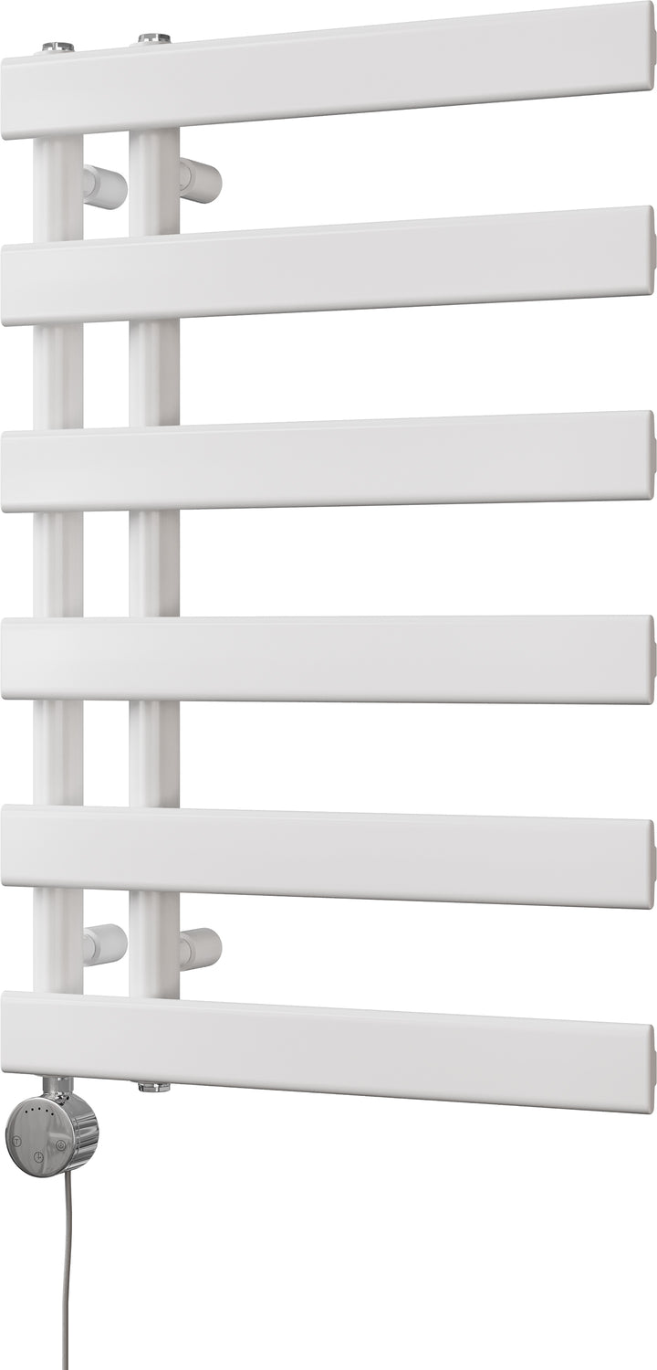 Agar - White Electric Towel Rail H748mm x W500mm 300w Thermostatic