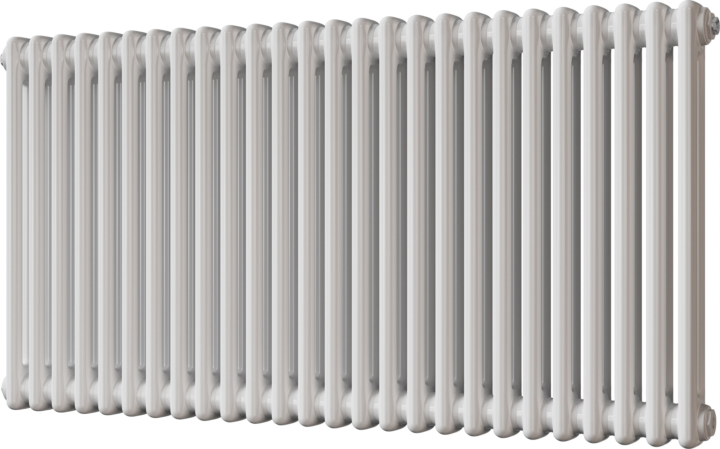 Alpha - White Column Radiator H600mm x W1164mm 2 Column