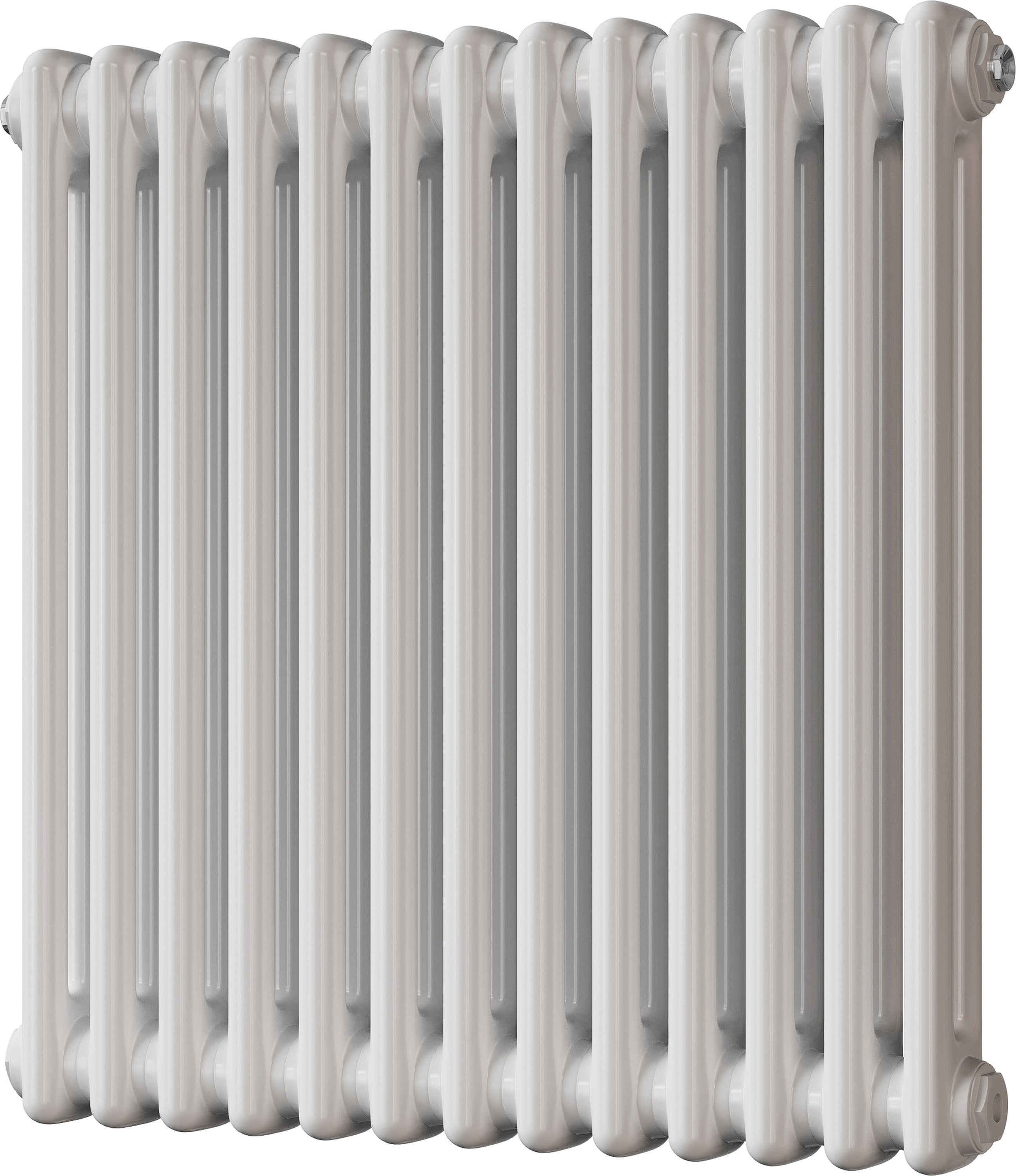 Alpha - White Column Radiator H600mm x W592mm 2 Column