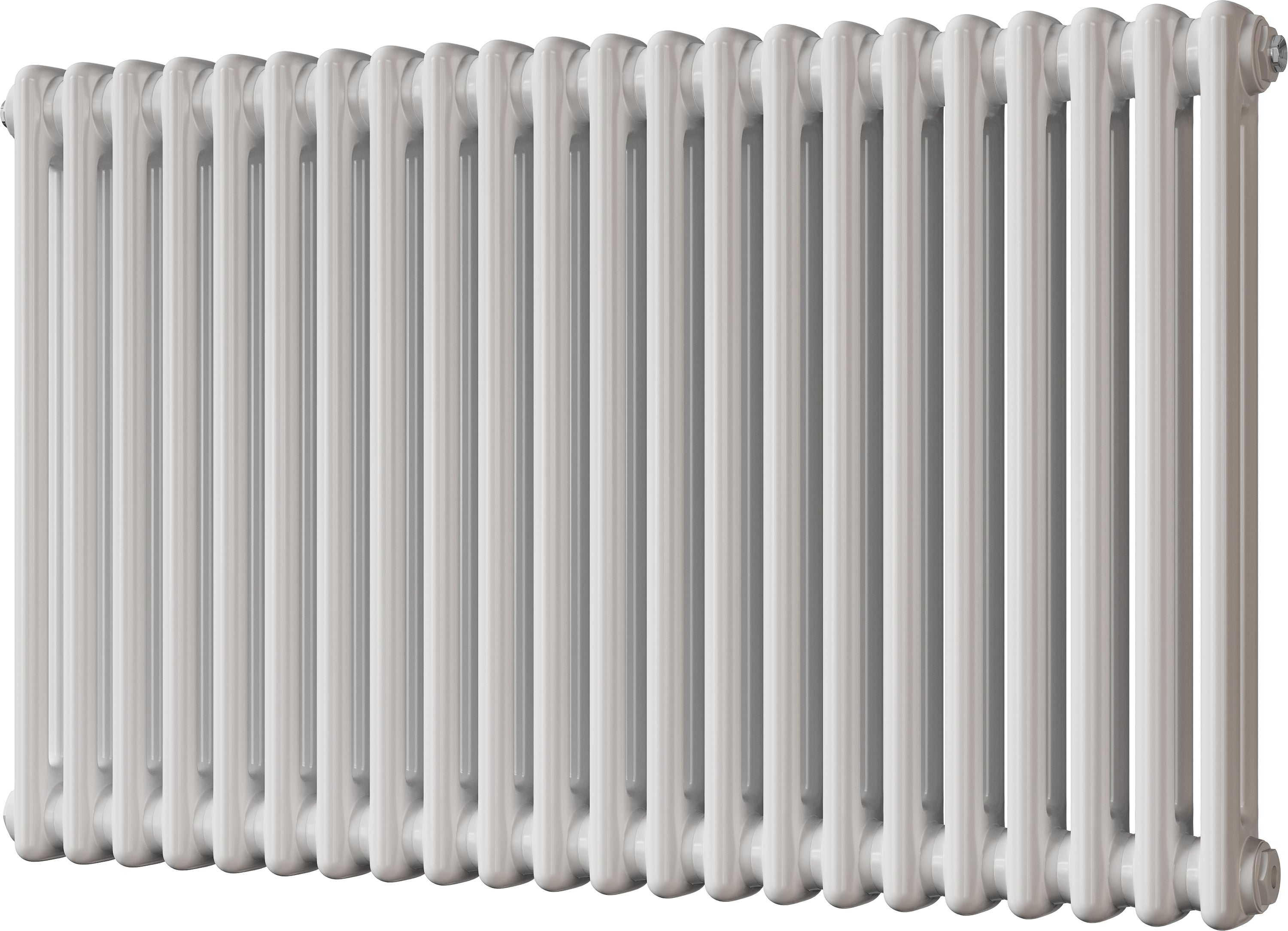 Alpha - White Column Radiator H600mm x W988mm 2 Column