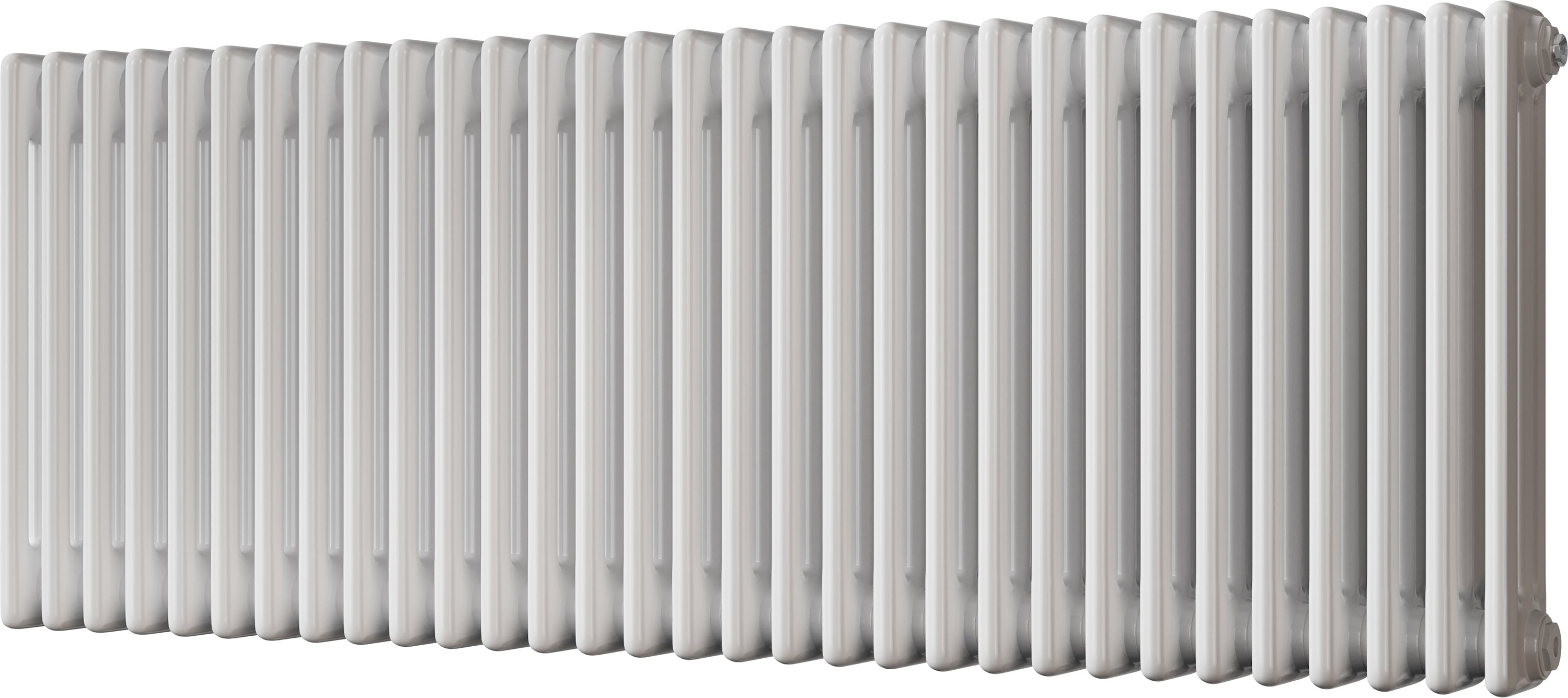 Alpha - White Column Radiator H500mm x W1355mm 3 Column