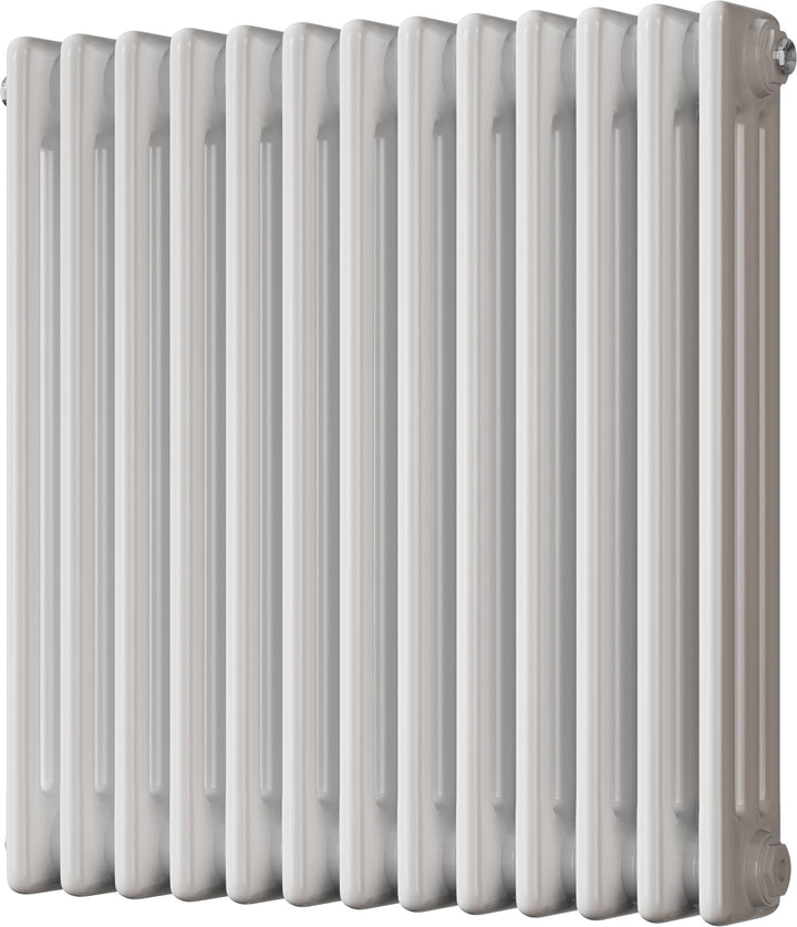 Alpha - White Column Radiator H600mm x W599mm 3 Column