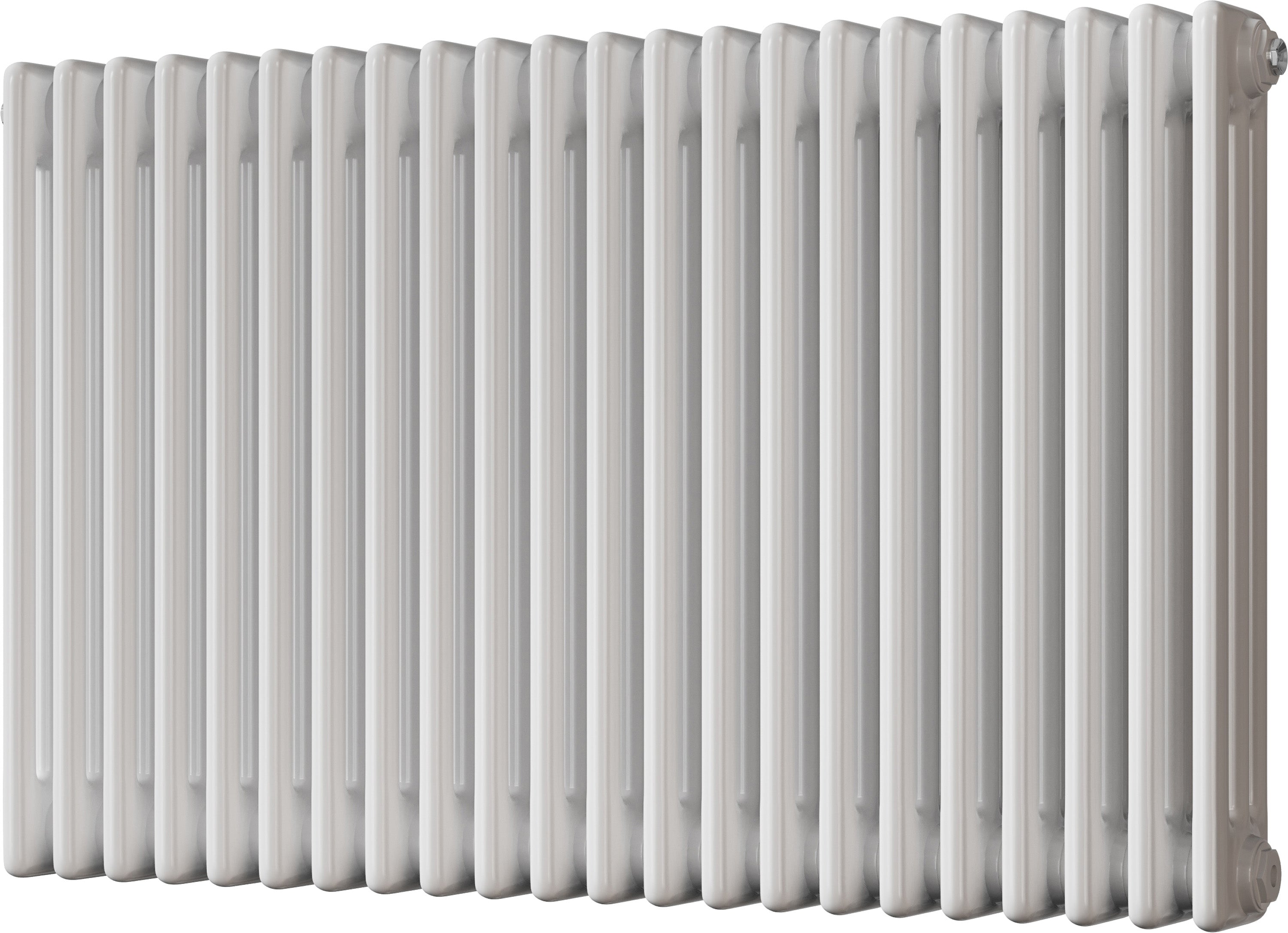 Alpha - White Column Radiator H600mm x W999mm 3 Column