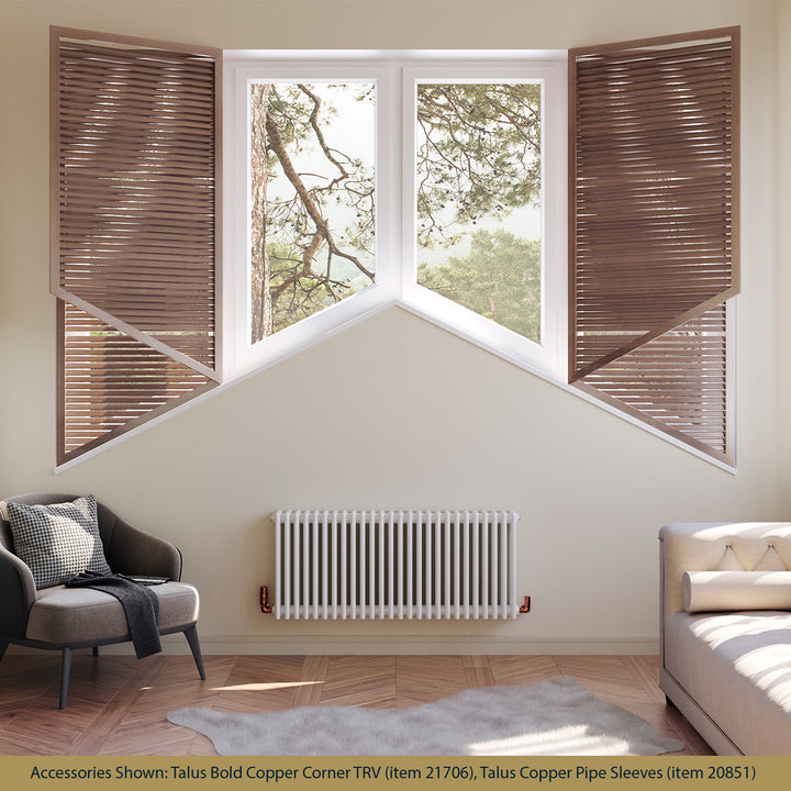 Alpha - White Column Radiator H500mm x W1164mm 4 Column