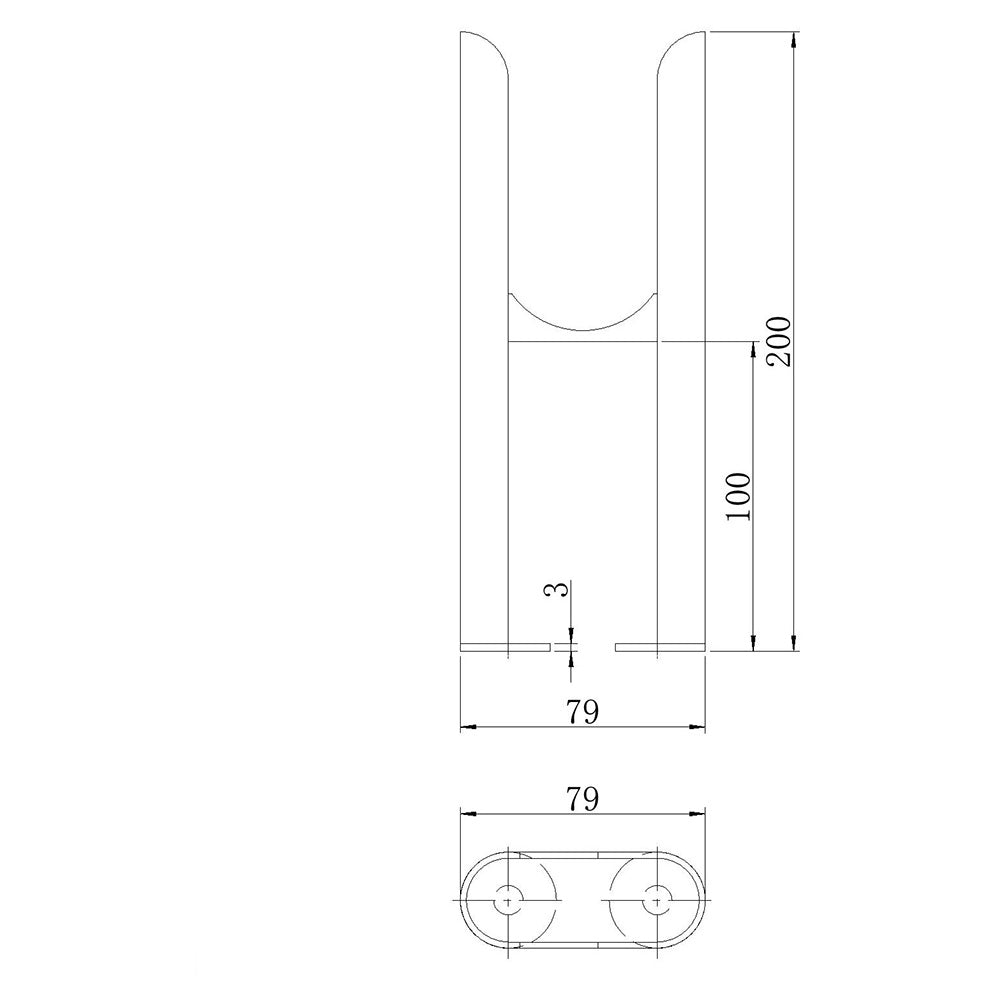 Clement Raw Metal Double Horizontal Column Radiator - 400x1010mm | Easy Bathrooms