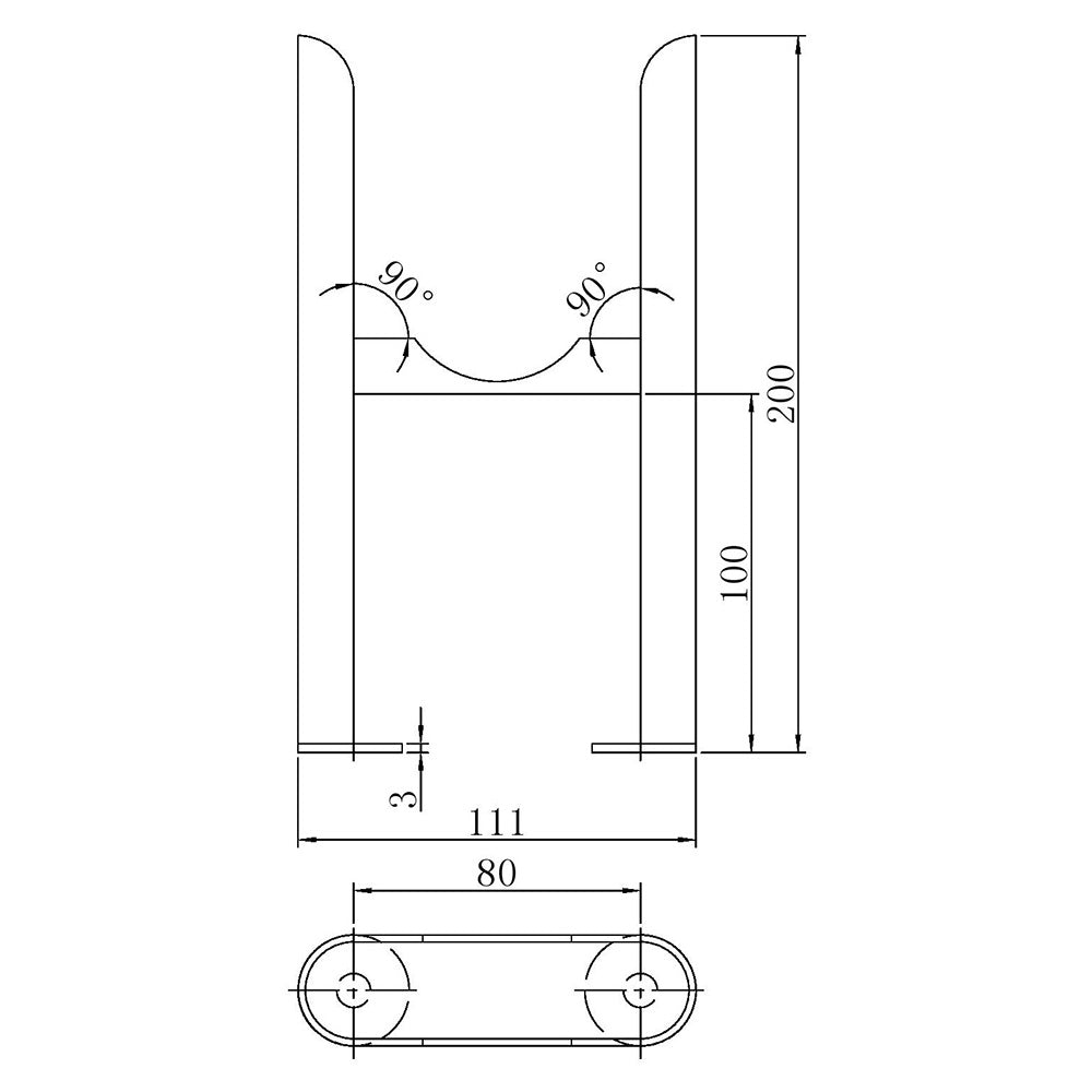 Column Radiator Feet - 3 Column White - Alpha | UK Radiators