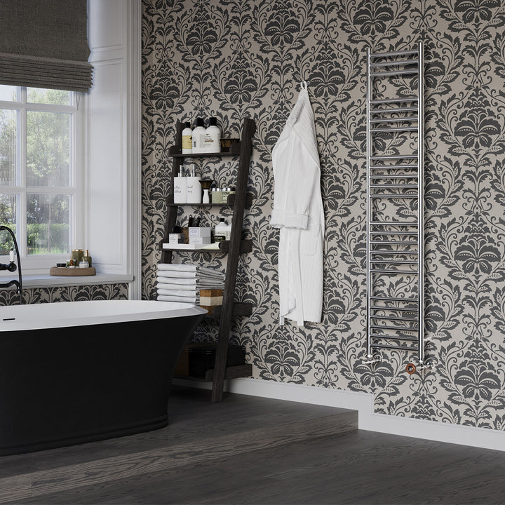 Aston - Stainless Steel Heated Towel Rail - H1600mm x W350mm - Straight