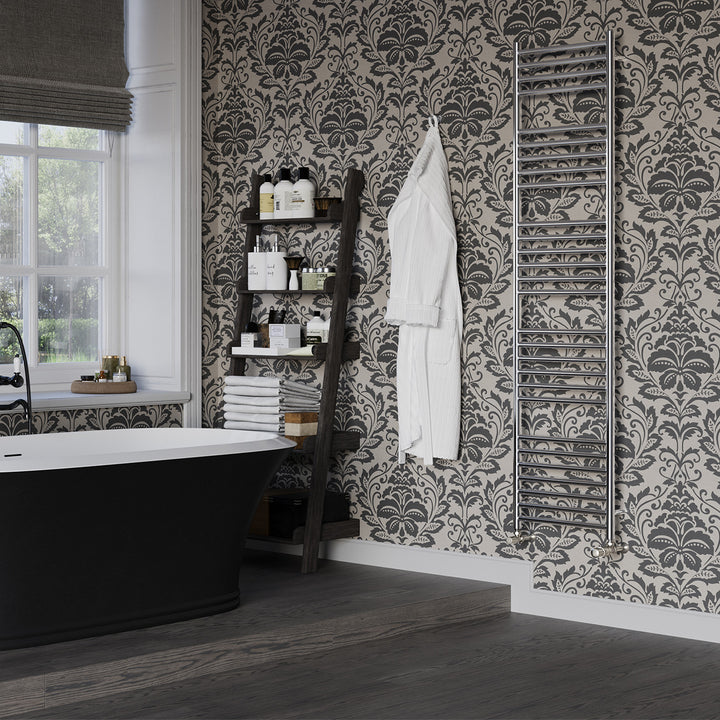 Aston - Stainless Steel Heated Towel Rail - H1800mm x W400mm - Straight