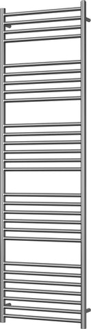 Aston - Stainless Steel Heated Towel Rail - H1800mm x W500mm - Straight